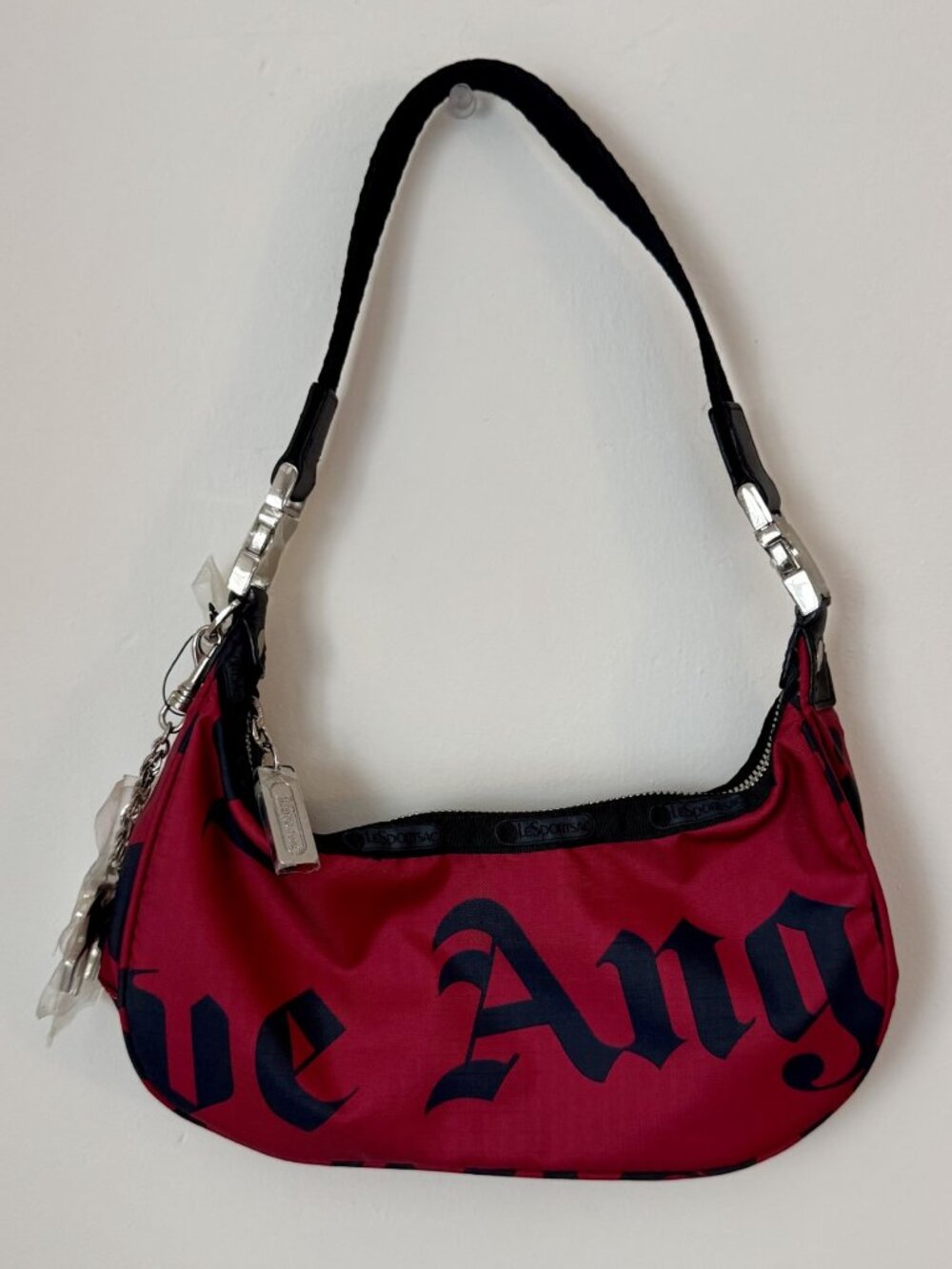 L.A.M.B. LeSportsac Classic Red Shoulder Purse – NEW with plastic on hardware!